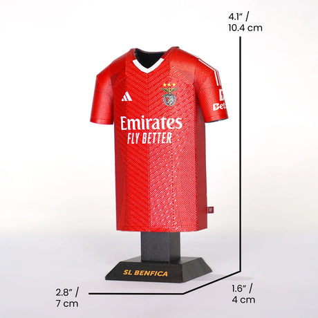 S.L Benfica 24/25 Metal Home Jersey - Display Kit at Gift Moments