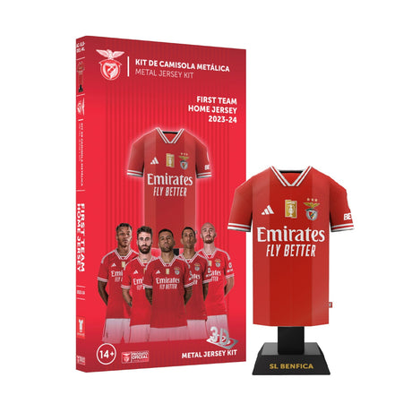 S.L. Benfica 23/24 Metal Home Jersey - Display Kit at Gift Moments