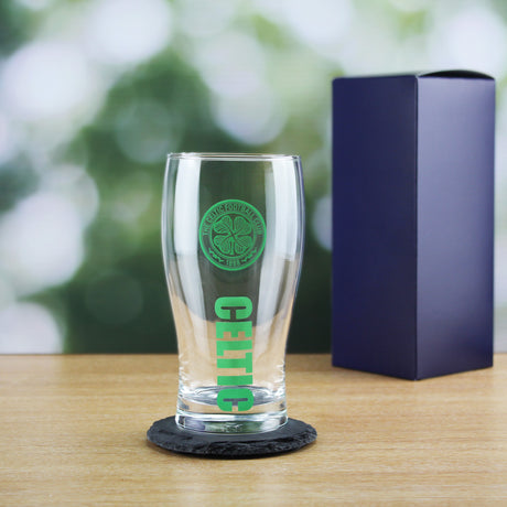 Engraved Celtic 20oz Tulip Pint Glass, Gift Boxed Image 3