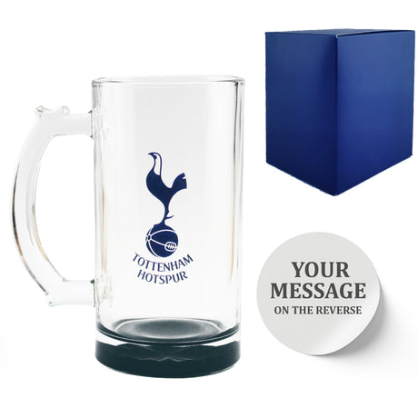 Engraved Official Tottenham Hotspur 20oz Beer Mug, Gift Boxed Image 1
