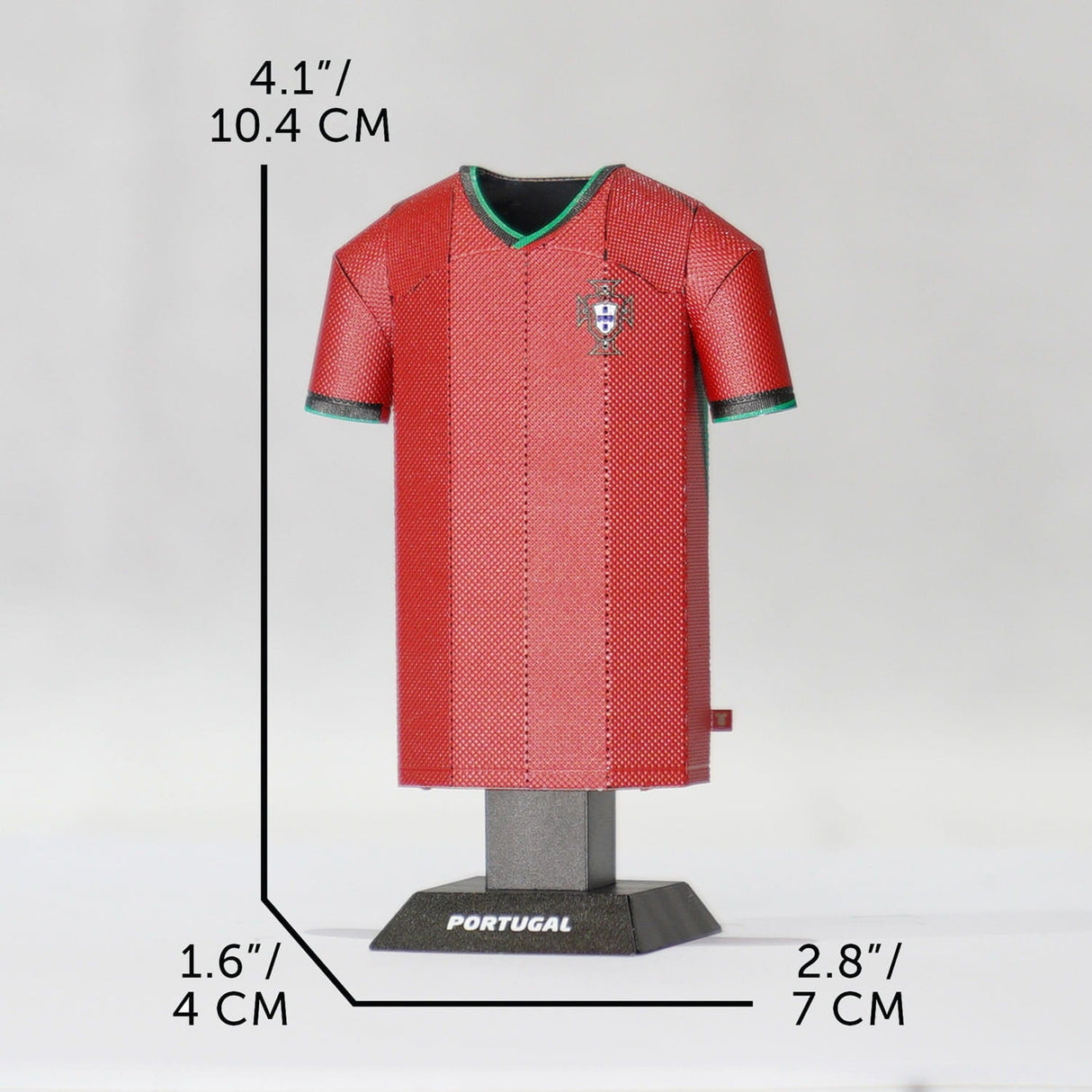 Portugal 2024 Custom Metal Home Shirt Kit: 6 - Display Kit By Portugal