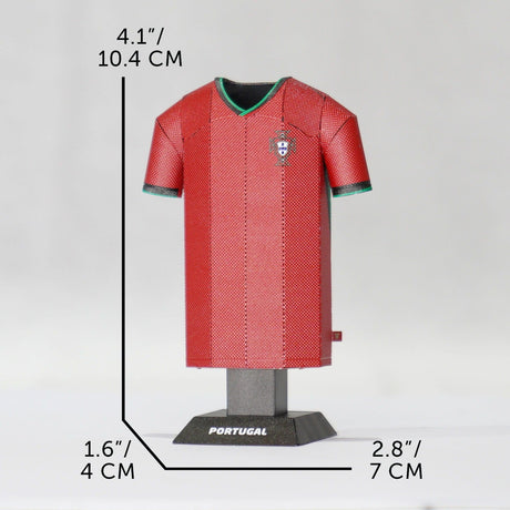 Portugal 2024 Buildable Metal Home Shirt - Display Kit at Gift Moments