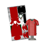 Portugal 2024 Custom Metal Home Shirt Kit: 5 - Display Kit By Portugal