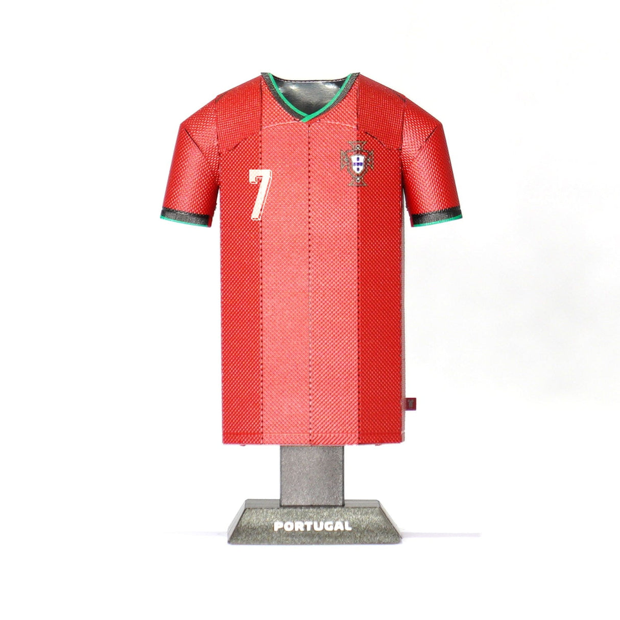 Portugal 2024 Custom Metal Home Shirt Kit: 4 - Display Kit By Portugal