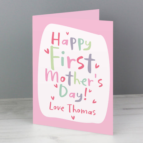 Personalised Happy First Mother's Day Card - Greeting Cards at Gift Moments