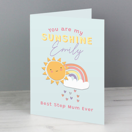 Personalised You Are My Sunshine Card - Greeting Cards at Gift Moments