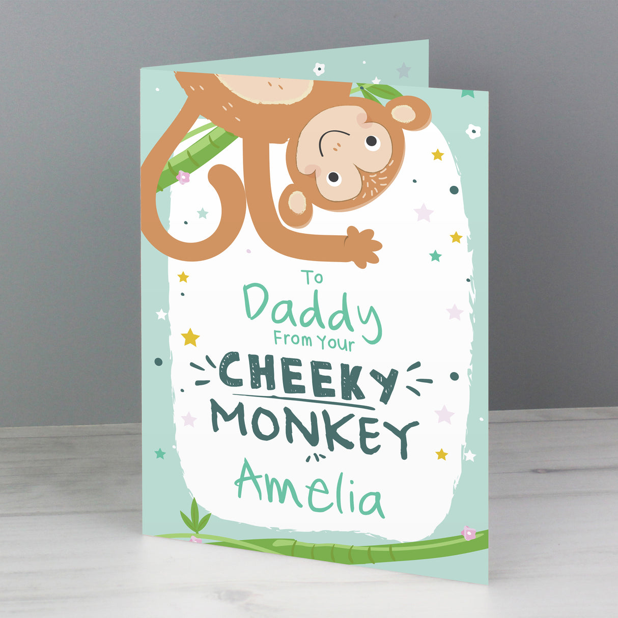 Personalised From Your Cheeky Monkey Card - Greeting Cards at Gift Moments