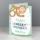 Personalised From Your Cheeky Monkey Card - Greeting Cards at Gift Moments