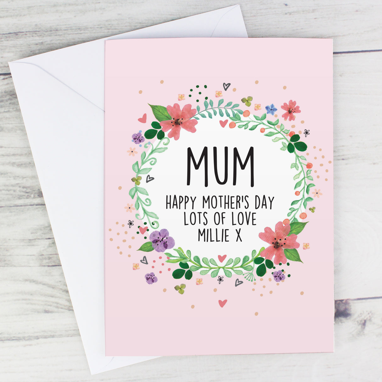 Personalised Floral Card - Greeting Cards at Gift Moments