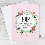 Personalised Floral Card - Greeting Cards at Gift Moments