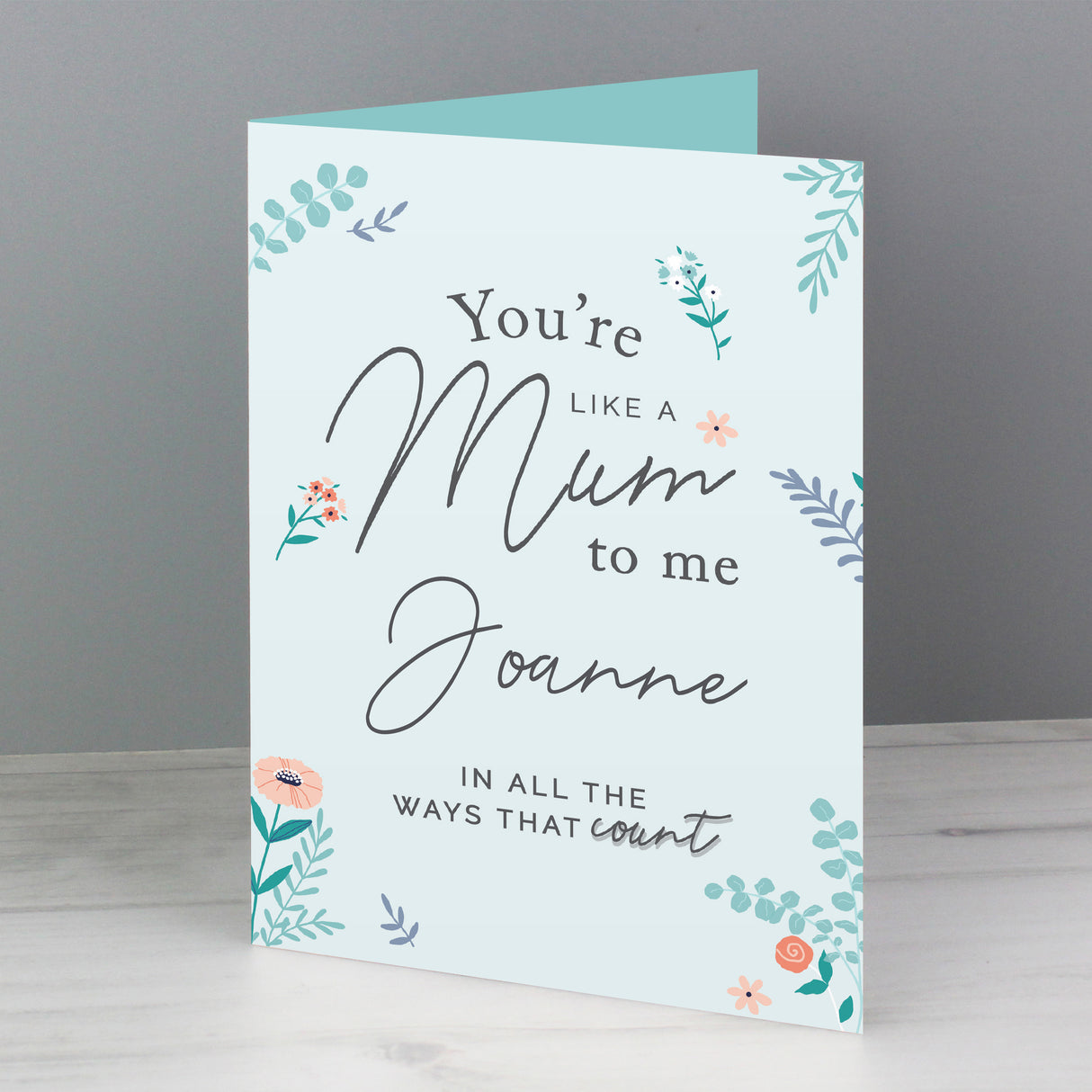 Personalised You're Like A Mum To Me Card - Greeting Cards at Gift Moments