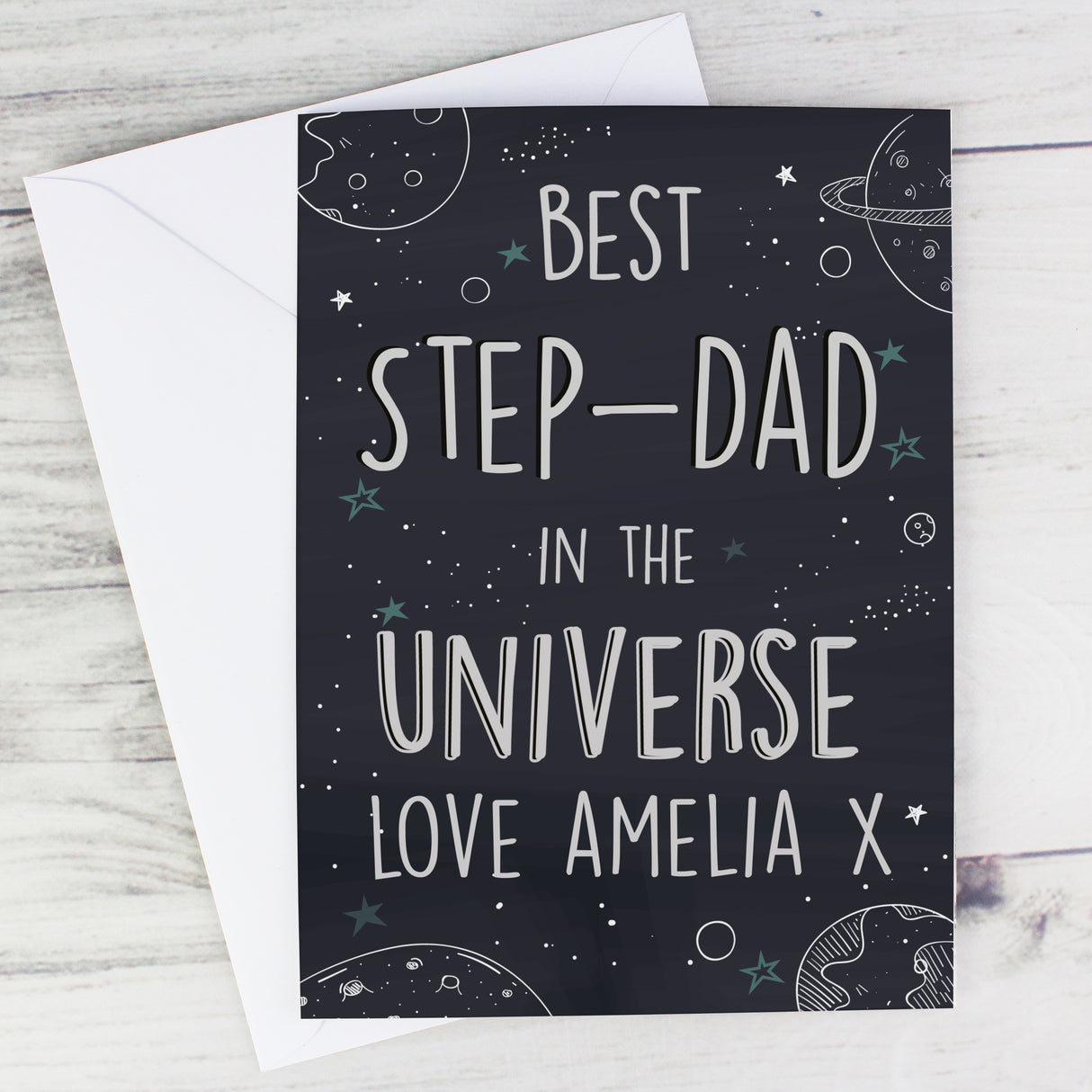 Personalised Best... In The Universe Card - Greeting Cards at Gift Moments