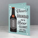 Personalised Beer-illiant Card for Father's Day - Greeting Cards at Gift Moments