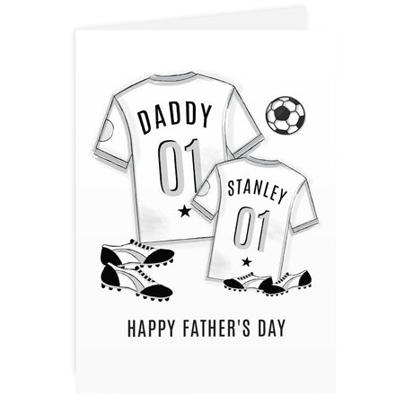 Personalised Football Mini Me Card - Greeting Cards at Gift Moments