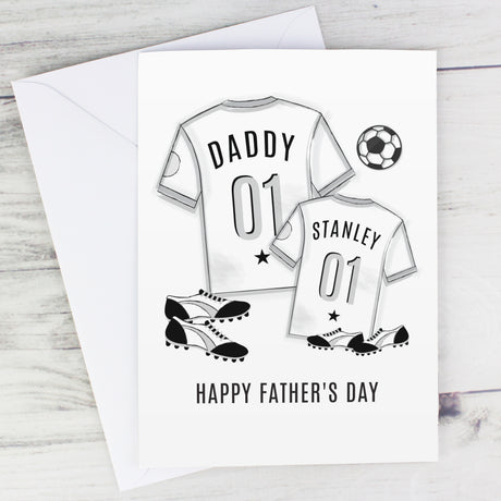 Personalised Football Mini Me Card - Greeting Cards at Gift Moments