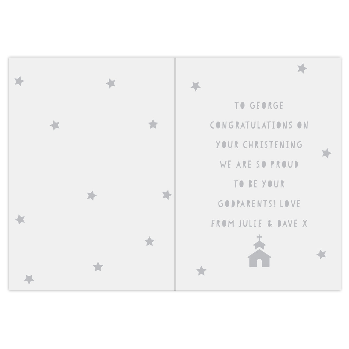 Personalised Grey Papercut Style Card - Greeting Cards at Gift Moments