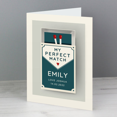 Personalised The Perfect Match Card - Greeting Cards at Gift Moments