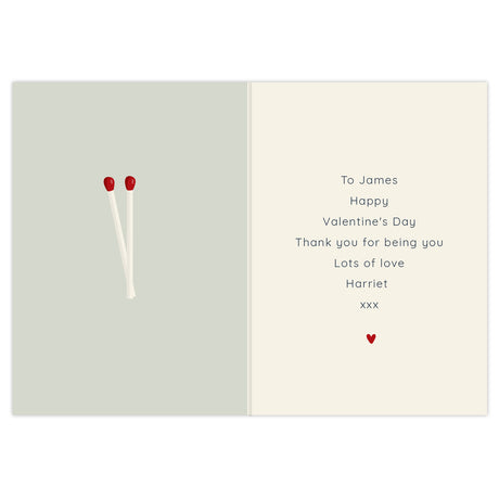 Personalised The Perfect Match Card - Greeting Cards at Gift Moments