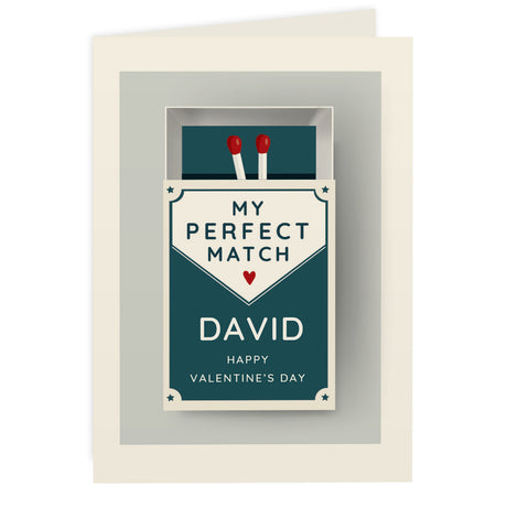 Personalised The Perfect Match Card - Greeting Cards at Gift Moments