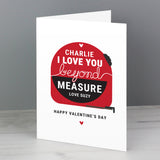 Personalised Beyond Measures Card - Greeting Cards at Gift Moments