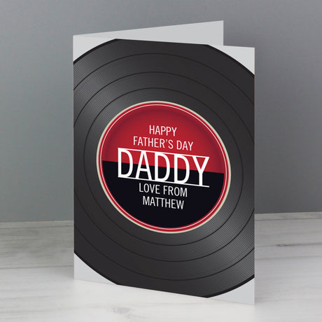 Personalised Vintage Record Card - Greeting Cards at Gift Moments