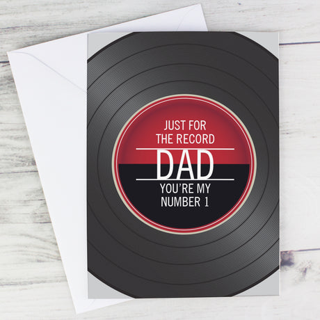 Personalised Vintage Record Card - Greeting Cards at Gift Moments