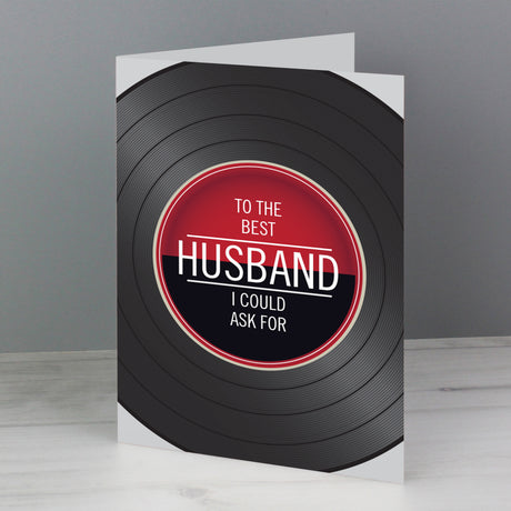 Personalised Vintage Record Card - Greeting Cards at Gift Moments