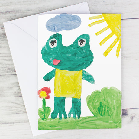 Personalised Children's Drawing Photo Upload Card - Greeting Cards at Gift Moments