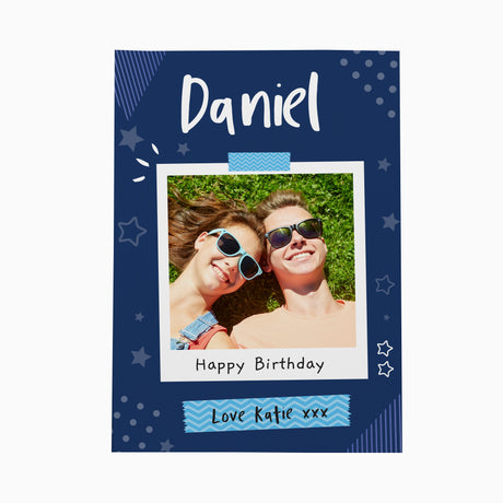 Personalised Polaroid Photo Upload Card - Greeting Cards at Gift Moments