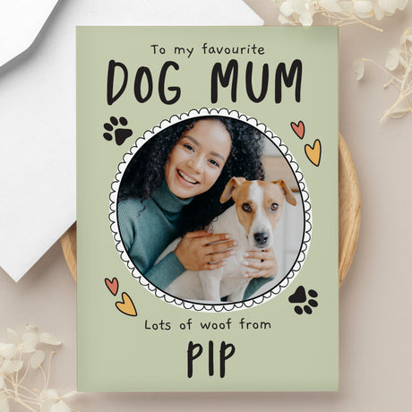 Personalised From the Dog Photo Upload Card - Greeting Cards at Gift Moments