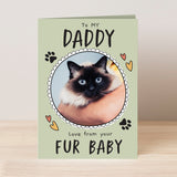 Personalised From the Cat Photo Upload Card - Greeting Cards at Gift Moments