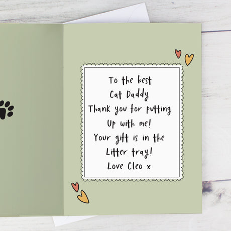 Personalised From the Cat Photo Upload Card - Greeting Cards at Gift Moments