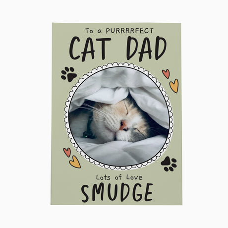 Personalised From the Cat Photo Upload Card - Greeting Cards at Gift Moments