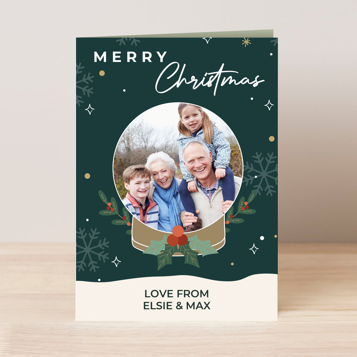 Personalised Photo Upload Christmas Card - Greeting Cards at Gift Moments