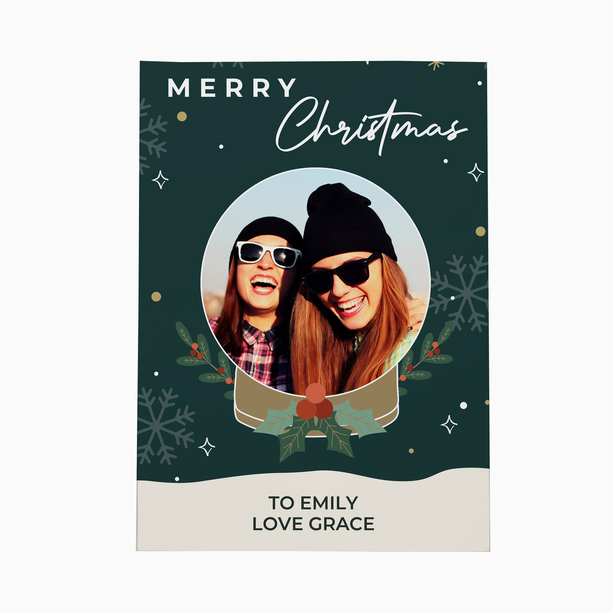 Personalised Photo Upload Christmas Card - Greeting Cards at Gift Moments