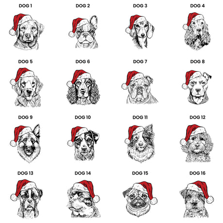 Personalised Dog Breed Christmas Card - Greeting Cards at Gift Moments