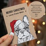 Personalised Dog Breed Christmas Card - Greeting Cards at Gift Moments