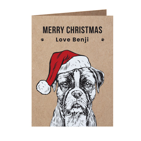 Personalised Dog Breed Christmas Card - Greeting Cards at Gift Moments