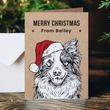 Personalised Dog Breed Christmas Card - Greeting Cards at Gift Moments