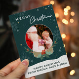 Personalised Pack of 10 Christmas Photo Cards - Greeting Cards at Gift Moments