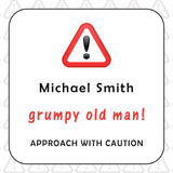 Grumpy Old Man Coaster Card: 5 - Greeting Cards By Gift Moments