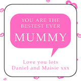 Personalised Mummy/Daddy Coaster Card: 5 - Greeting Cards By Gift Moments