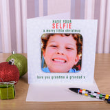 Personalised Christmas Selfie Photo Coaster Card Default Title - Greeting Cards at Gift Moments