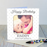 Personalised Happy Birthday Photo Coaster Card Default Title - Greeting Cards at Gift Moments