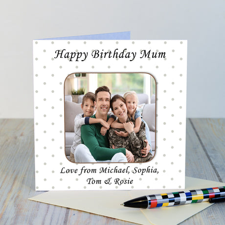 Personalised Photo Upload Coaster Card - Greeting Cards at Gift Moments