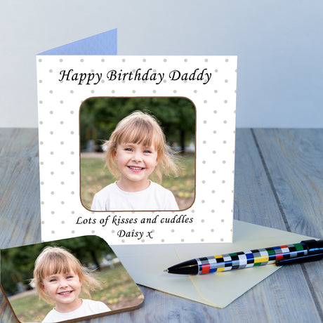 Personalised Photo Upload Coaster Card - Greeting Cards at Gift Moments