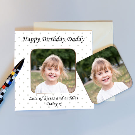 Personalised Photo Upload Coaster Card - Greeting Cards at Gift Moments