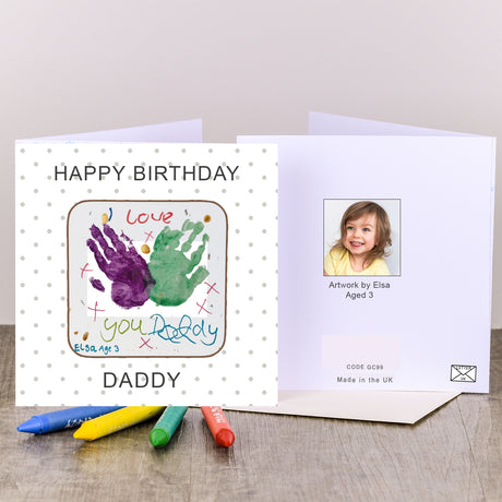 Personalised Kids Artwork Coaster Card Default Title - Greeting Cards at Gift Moments