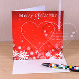 Personalised Christmas Card with Heart Decoration - Greeting Cards at Gift Moments