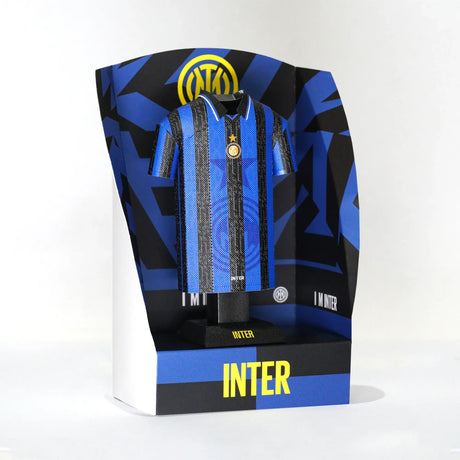 Inter Milan FC 97/98 Retro Metal Home Shirt - Display Kit at Gift Moments